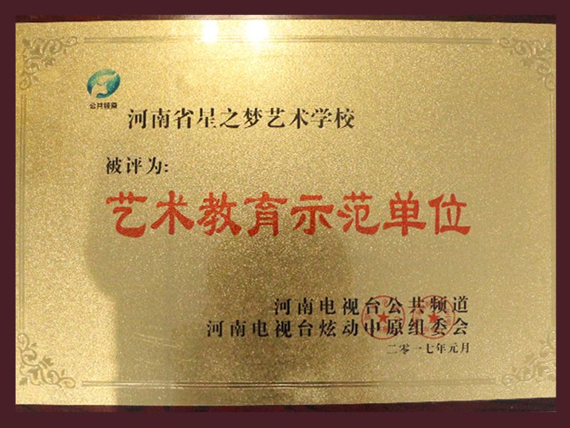 河南艺术教育示范单位
